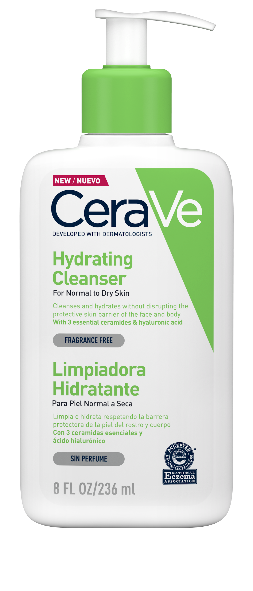 Our cleanser for dry skin